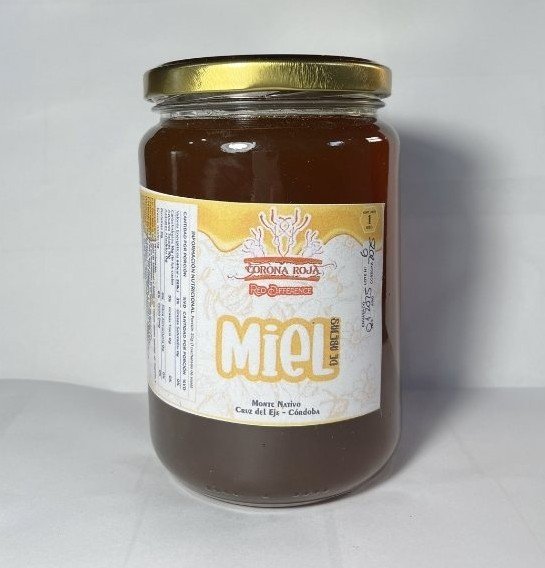 Frasco de Miel de Corona Roja de 1kg